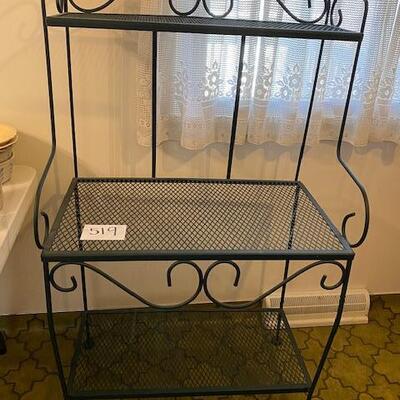 Lot 519 - Metal Bakers Rack