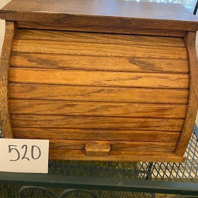 Lot 520 - Wood bread box