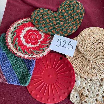 Lot 525 -  Trivets, some vintage