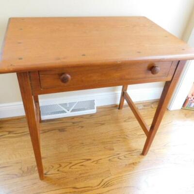 Solid Wood Foyer or Window Table with Drawer 32