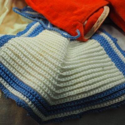 Lot 68, 1940s doll clothes handmade, marked plastic international dolls