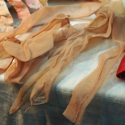 Lot 68, 1940s doll clothes handmade, marked plastic international dolls
