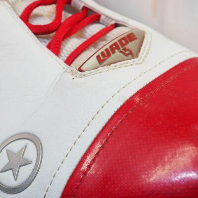 Lot 69, Size 18 Men's Converse red and White Basketball Shoes