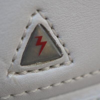 Lot 69, Size 18 Men's Converse red and White Basketball Shoes
