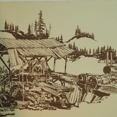 Lot 70, Prints and drawings by Local Los Gatos Artist Bob Newick Unframed on art papers.
