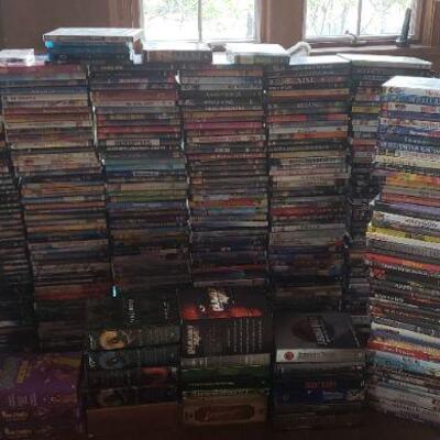 Over 400 DVD Movie Lot