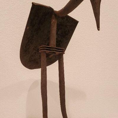 Lot 66: Vintage 21" Tall FOLK ART Outdoor Bird 
