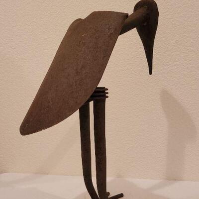 Lot 66: Vintage 21" Tall FOLK ART Outdoor Bird 