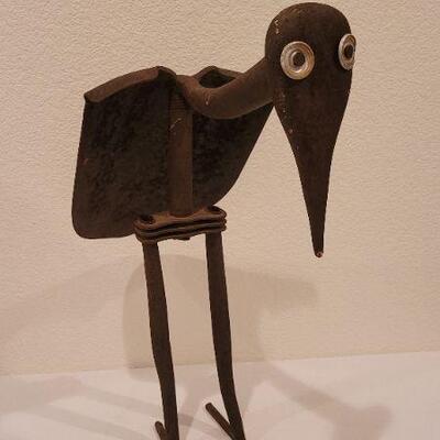 Lot 66: Vintage 21" Tall FOLK ART Outdoor Bird 