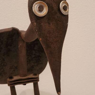 Lot 66: Vintage 21" Tall FOLK ART Outdoor Bird 