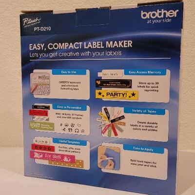 Lot 74: New BROTHER P-Touch Label Maker PT-D210