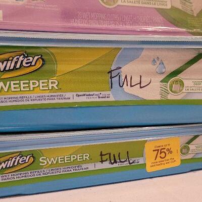 Lot 77: Lot of (3) SWIFFER SWEEPER Moist Floor Cleaning Pads