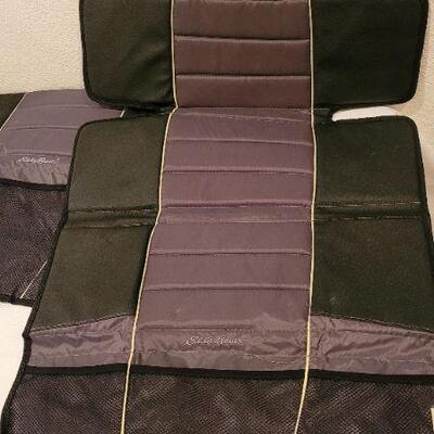Lot 80: (2) Eddie Bauer Carseat Padded Protector/Organizers