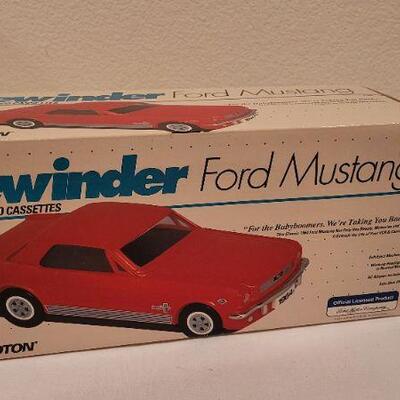 Lot 81: Vintage NEW 1964 Red Ford Mustang VCR Rewinder