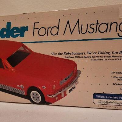 Lot 81: Vintage NEW 1964 Red Ford Mustang VCR Rewinder