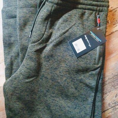 NEW in package 4-Pack Women s Loose-Fit Fleece Joggers with Zipper Pockets  XXL
