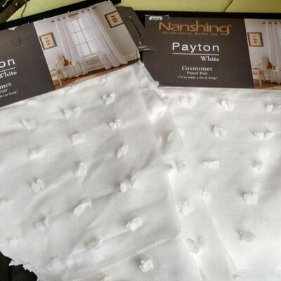 New 2 Pair Grommet Style Curtain Panels