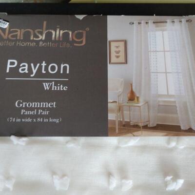 New 2 Pair Grommet Style Curtain Panels