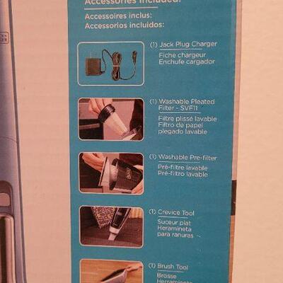 Lot 92: NEW Black and Decker 2 in 1 Cordless Vacuum