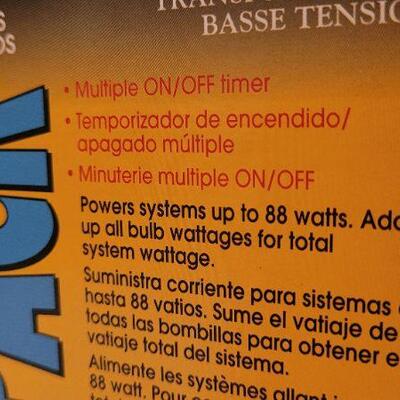 Lot 97: New POWER PACK 88 Watt Low Voltage Transformer LANDSCAPING POWER
