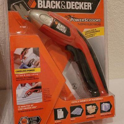 Lot 100: (2) New Cordless Tools - Screwdriver and Scissors