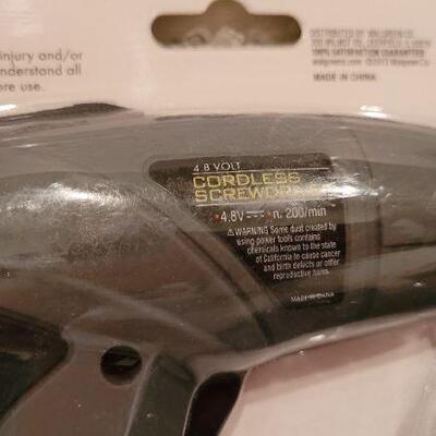 Lot 100: (2) New Cordless Tools - Screwdriver and Scissors