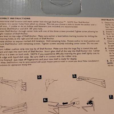 Lot 110: New Glass Shelf Kit 6" x 18" 