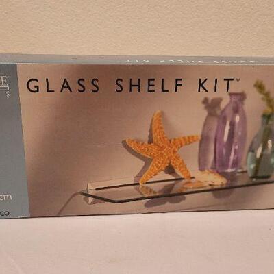 Lot 110: New Glass Shelf Kit 6" x 18" 