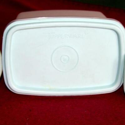 Lot 536 -Tupperware Mint Green containers