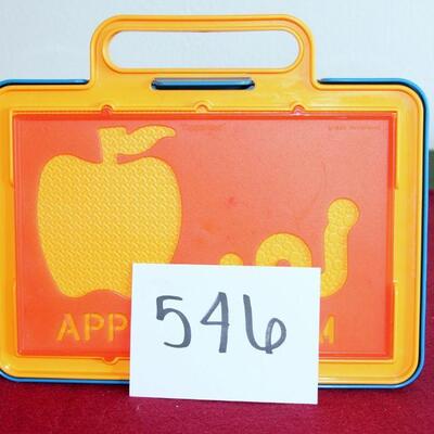 Lot 546- Stencils with container