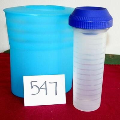 Lot 547- Tupperware containers