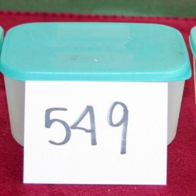 Lot 549 - Tupperware Refrigerator containers
