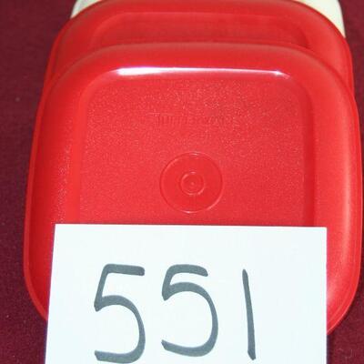 Lot 551 - Tupperware  Tiny Christmas Plates