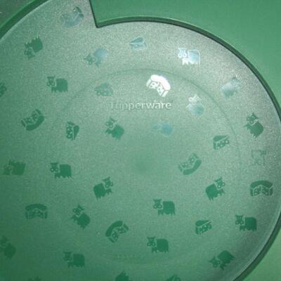 Lot 552-  Tupperware Cheese and Cracker Serving Plate