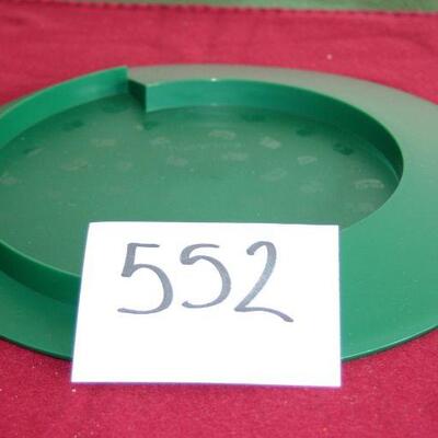 Lot 552-  Tupperware Cheese and Cracker Serving Plate