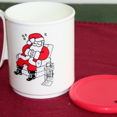 Lot 553- Tupperware Christmas Mug
