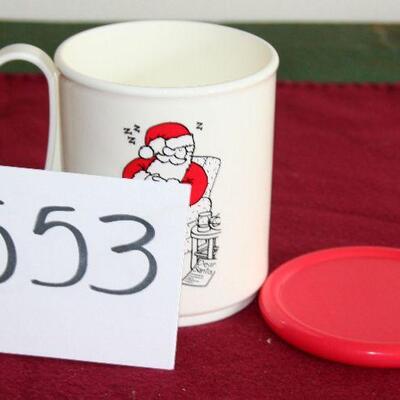 Lot 553- Tupperware Christmas Mug