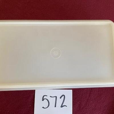 Lot 572 - Tupperware Rectangle container