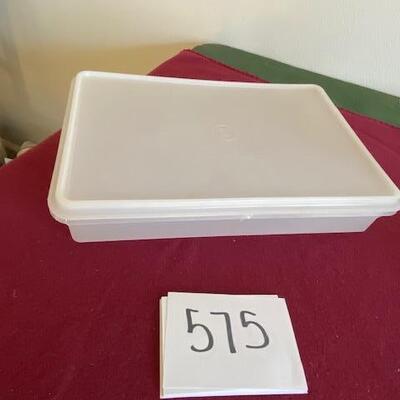 Lot 575 - Tupperware container