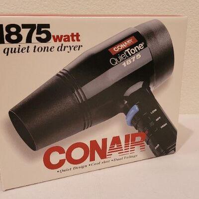 Lot 128: CONAIR New Quiet Tone 1875 Watts Blowdryer