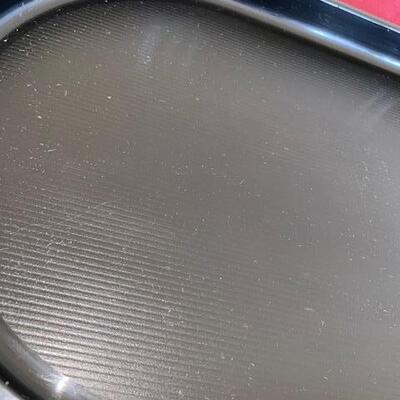 Lot 584 - Tupperware Black  Serving tray