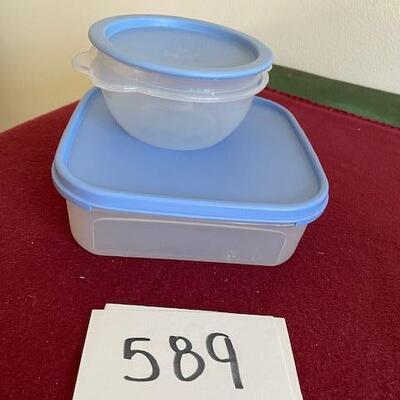 Lot 589 - Tupperware Containers