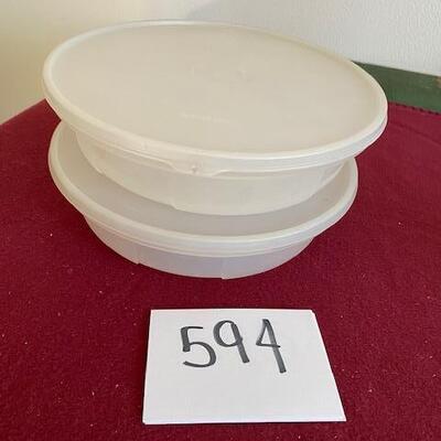 Lot 594 - Tupperware Bowls