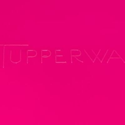 Lot 607 - Tupperware Bright Pink Container