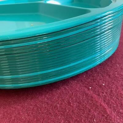 Lot 612 - Plastic Divided Plates and cereal keeper