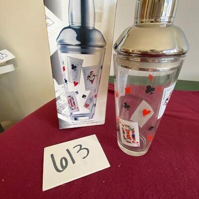 Lot 613 - Card party Cocktail Shaker