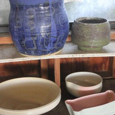 Lot 7 Ikebana Vases & Pots 5pcs