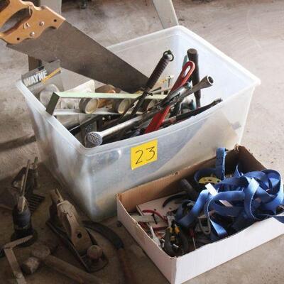 Lot 23 Huge Lot of Misc. Tools Old & New