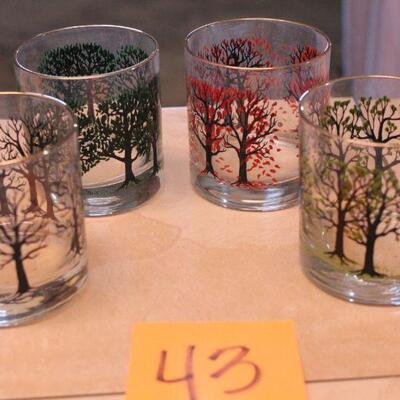 Lot 43 Vintage Houze Season Glasses