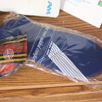 Lot 60 Pan Am Flight Bag w/ Org. Gifts from 1979 San Fran - Hong Kong